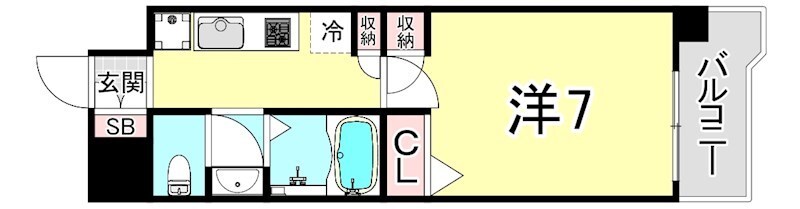 エル・セレーノ武庫川の物件間取画像