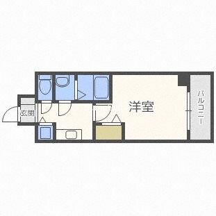 なんば駅 徒歩2分 12階の物件間取画像