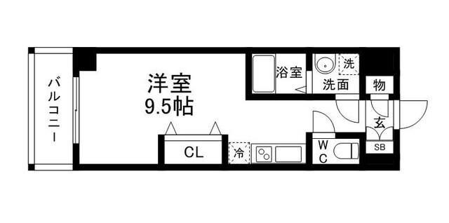 ラフィネスシャトードゥ赤坂の物件間取画像
