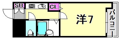 武庫之荘駅 徒歩5分 1階の物件間取画像