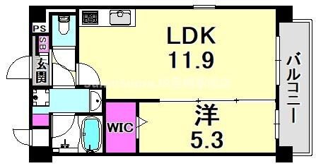 尼崎駅 徒歩13分 3階の物件間取画像