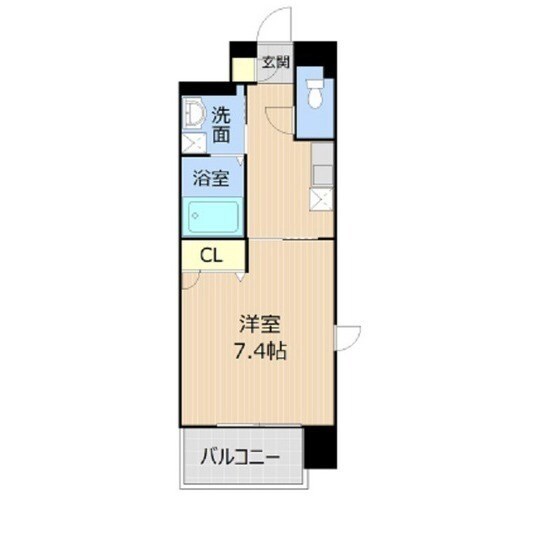 西鉄平尾駅 徒歩5分 9階の物件間取画像