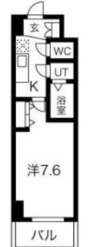 西九条駅 徒歩7分 11階の物件間取画像