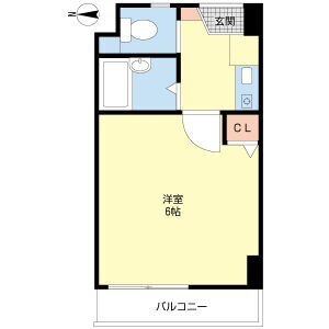 大濠公園駅 徒歩5分 2階の物件間取画像