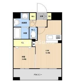 南福岡駅 徒歩3分 7階の物件間取画像