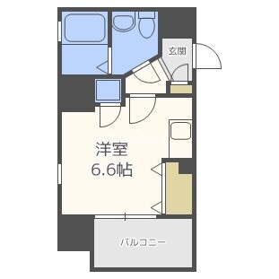 松屋町駅 徒歩7分 6階の物件間取画像