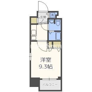 松屋町駅 徒歩5分 6階の物件間取画像