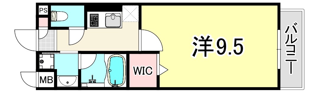 立花駅 徒歩7分 1階の物件間取画像