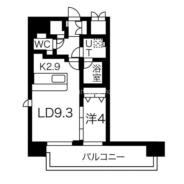 大国町駅 徒歩3分 5階の物件間取画像