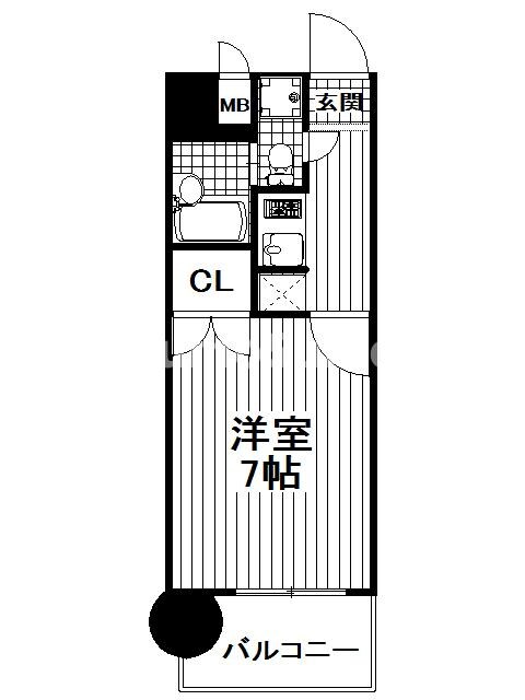 博多駅 徒歩15分 5階の物件間取画像