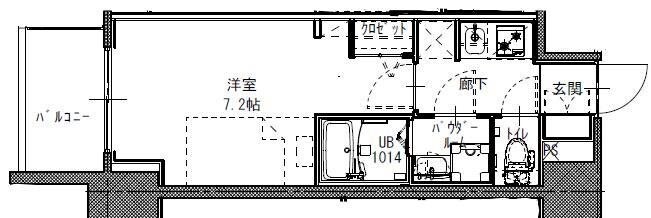 堺筋本町駅 徒歩5分 13階の物件間取画像