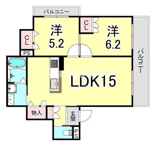 Ｇｒａｎｄ　Ｆｏｒｅｓｔａ　Ｎの物件間取画像