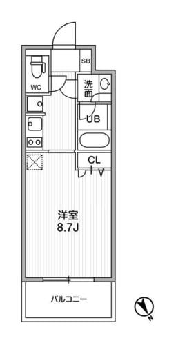 La Douceur九条の物件間取画像