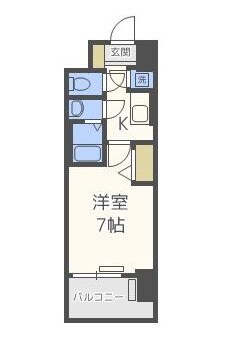 レジュールアッシュウエストレジスの物件間取画像