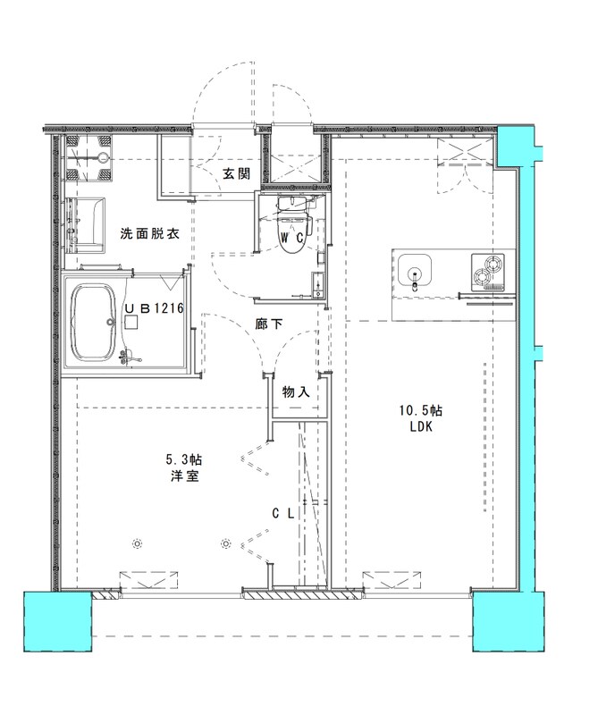 PROSPECT HAKATAの物件間取画像