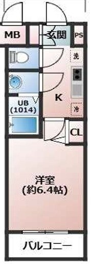 グランカリテ塚本の物件間取画像