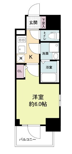 御幣島駅 徒歩7分 6階の物件間取画像