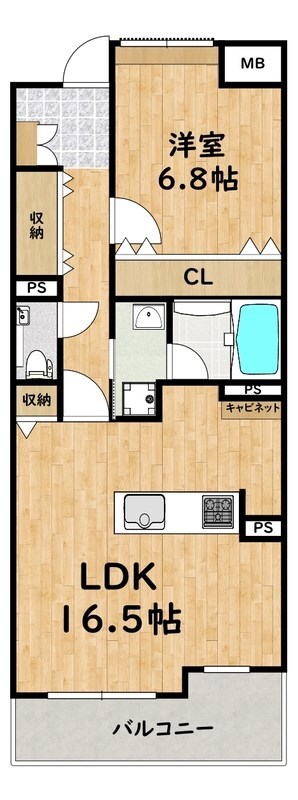 南福岡駅 徒歩13分 2階の物件間取画像