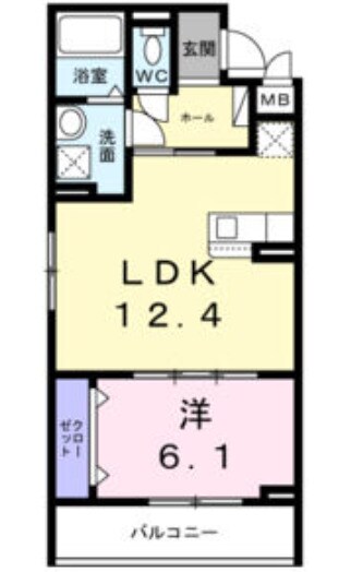 立花駅 徒歩11分 3階の物件間取画像