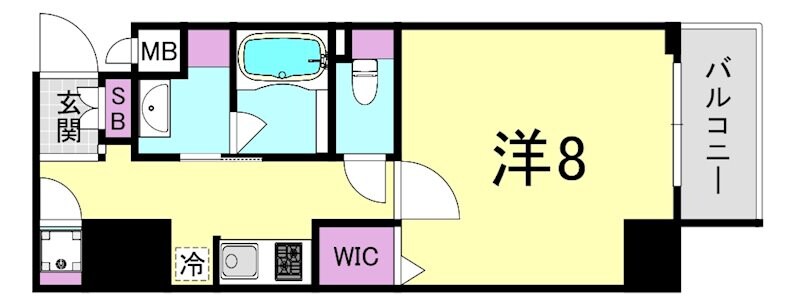 天満橋駅 徒歩7分 10階の物件間取画像