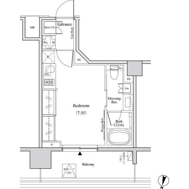 ザ・パークハビオ代々木の物件間取画像
