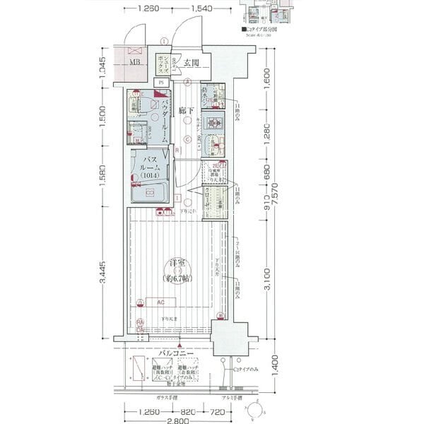 大国町駅 徒歩3分 2階の物件間取画像