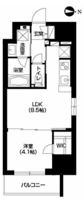 アーバネックス四ツ橋の物件間取画像