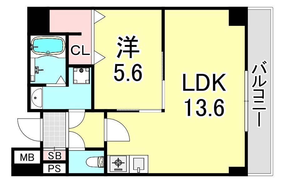 ドリームコート武庫川の物件間取画像