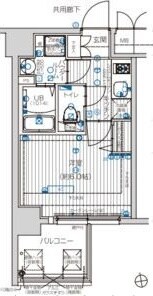 エスリード新大阪グランファーストの物件間取画像