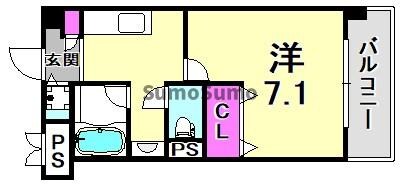 ボンジュールアネックスの物件間取画像