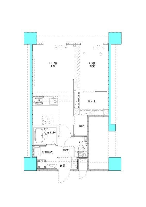 PROSPECT HAKATAの物件間取画像