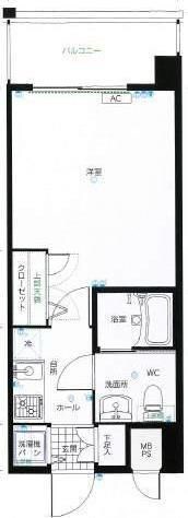 西鉄平尾駅 徒歩3分 6階の物件間取画像