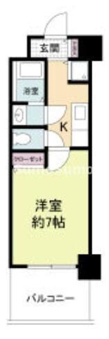 松屋町駅 徒歩3分 11階の物件間取画像