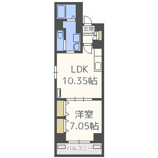 日本橋駅 徒歩8分 4階の物件間取画像