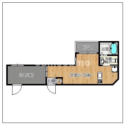 ガレット南福岡の物件間取画像