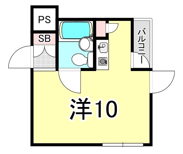 江坂駅 徒歩10分 4階の物件間取画像