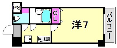 塚口駅 徒歩3分 6階の物件間取画像