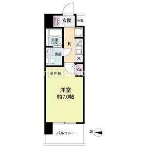 東三国駅 徒歩4分 12階の物件間取画像