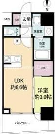 江坂駅 徒歩7分 3階の物件間取画像