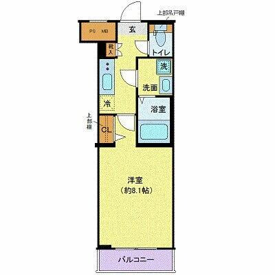 池尻大橋駅 徒歩10分 3階の物件間取画像