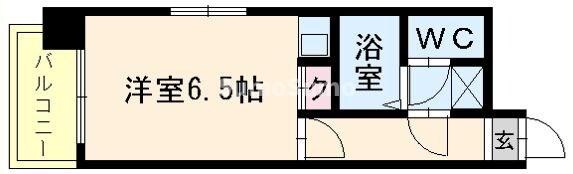 薬院大通駅 徒歩6分 1階の物件間取画像