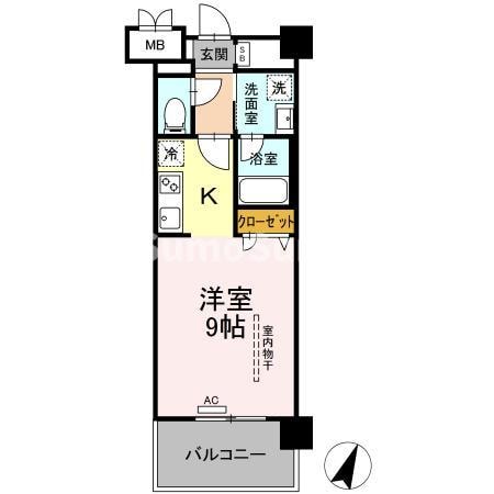 グランデール博多の物件間取画像