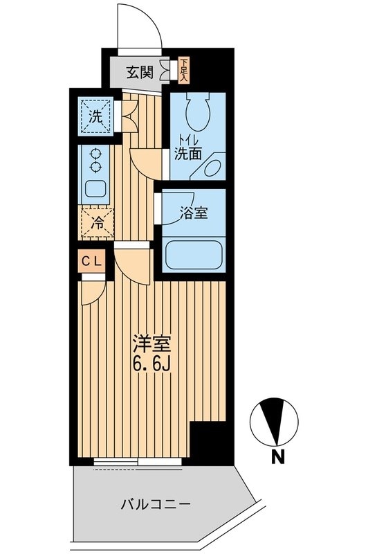 池尻大橋駅 徒歩2分 2階の物件間取画像