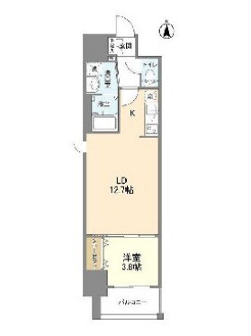 堺筋本町駅 徒歩3分 10階の物件間取画像