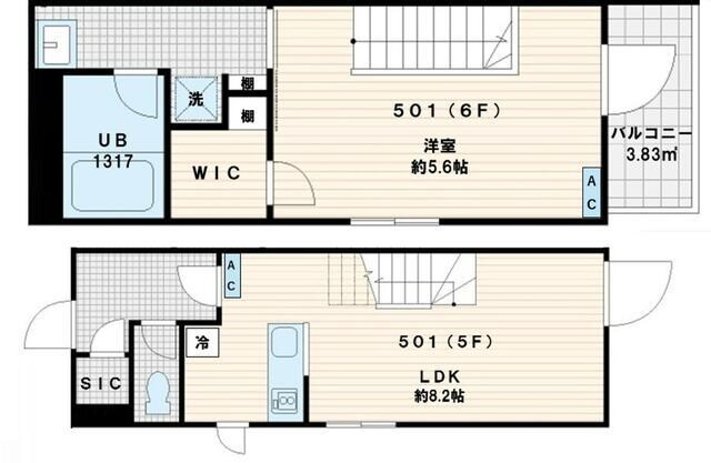 Ｆｕｌｌｅａ代々木の物件間取画像