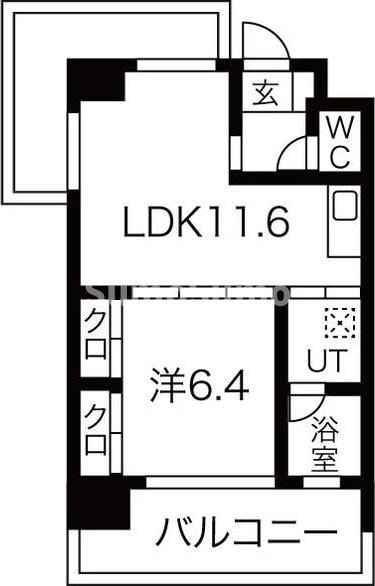 NORTH VILLAGE参番館の物件間取画像