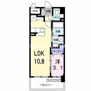 柚須駅 徒歩15分 4階の物件間取画像