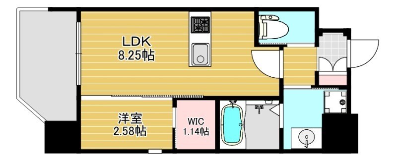 リファレンス竹下駅前の物件間取画像