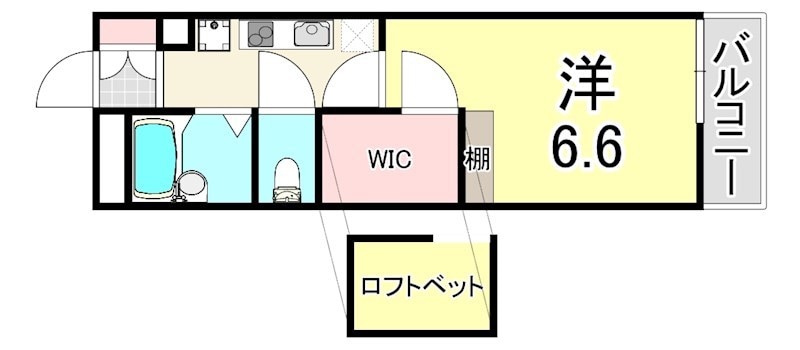 杭瀬駅 徒歩12分 3階の物件間取画像