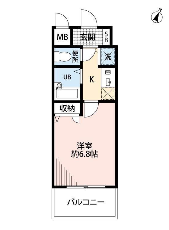 東比恵駅 徒歩8分 4階の物件間取画像